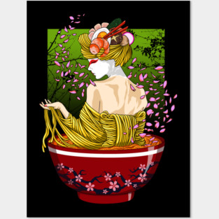 Geisha Ramen Posters and Art