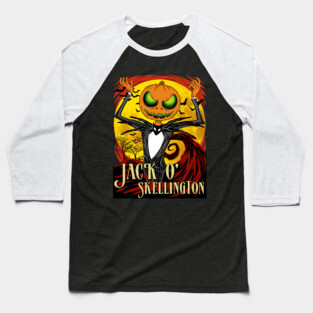 Jack O' Skellington Baseball T-Shirt