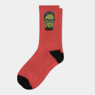 Frankenstein's monster Hipster Halloween costume T Shirt Socks