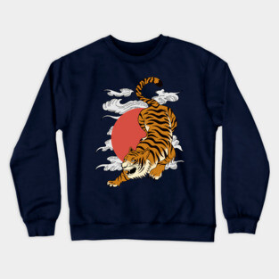 Japanese Tiger Crewneck Sweatshirt