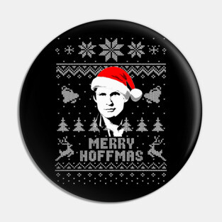 Merry Hoffmas Christmas Parody Pin
