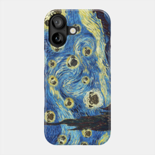pug starry night Phone Case