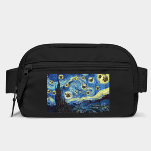pug starry night Bag