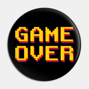 GAME OVER Pin