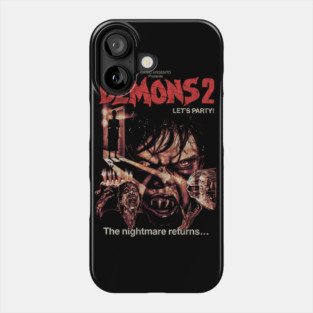 Demons 2, Dario Argento, Italian Horror Phone Case