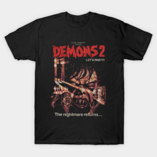 Demons 2, Dario Argento, Italian Horror T-Shirt