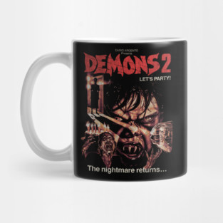 Demons 2, Dario Argento, Italian Horror Mug