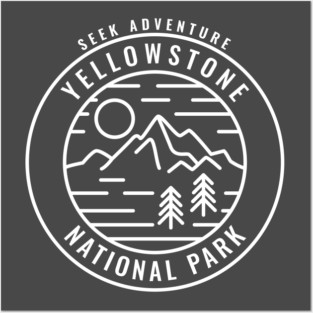 Yellowstone National Park Posters and Art