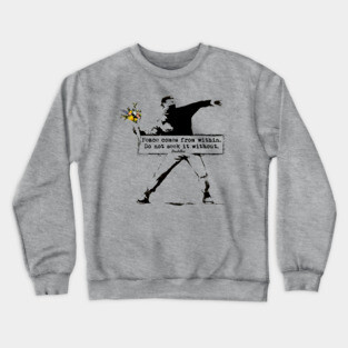 Banksy-Buddha Crewneck Sweatshirt
