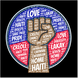 Haitian Flag Haiti Pride Posters and Art