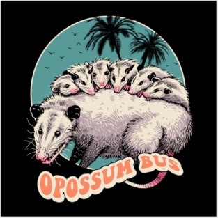 Opossum Bus Posters and Art