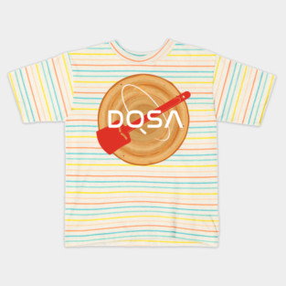Masala Dosa Idli South Indian Desi Food Kids T-Shirt