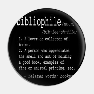 bibliophile Pin