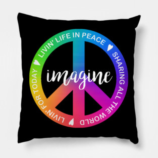 Imagine Peace Pillow