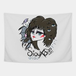 Tribute to the queen of goth Tapestry