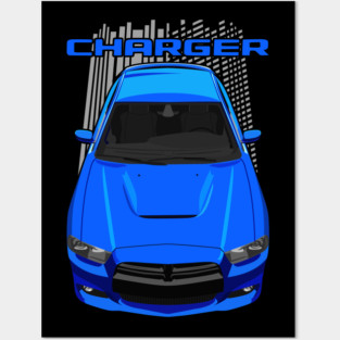 Charger LD 2011-2014-blue Posters and Art