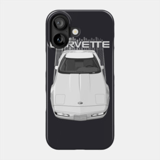 Corvette C4-white Phone Case