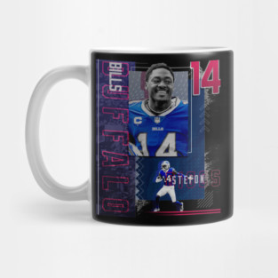 Stefon Diggs Football Paper Poster Bills 2 Mug