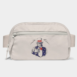 Uncle Sam Aviation Planes WW2 Vintage Propaganda Bag