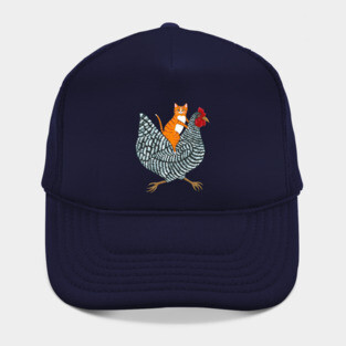 Ginger Cat Chicken Ride Hat