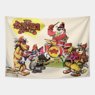 Banana Splits - Distressed, Vintage, Authentic Tapestry