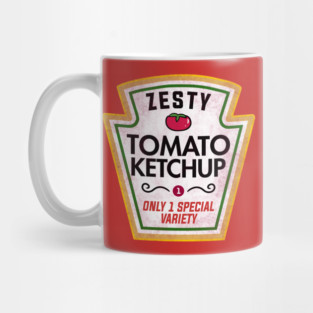 Halloween Couple Ketchup Costume Mug