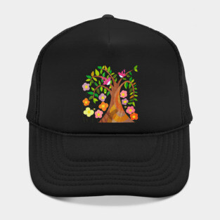 Birds and Bees and Flowers and Trees Hat