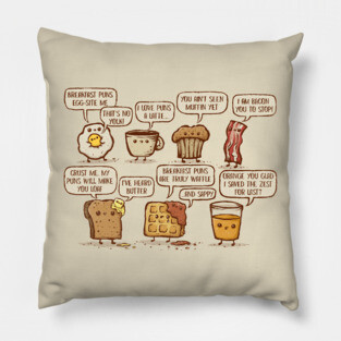 Breakfast Puns are Waffle Pillow