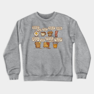 Breakfast Puns are Waffle Crewneck Sweatshirt