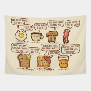 Breakfast Puns are Waffle Tapestry