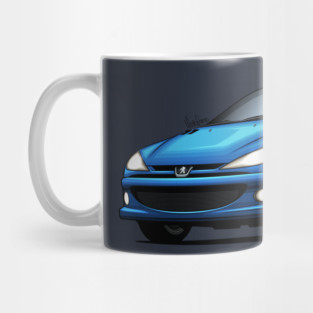 Peugeot 206 RC - Blue Mug