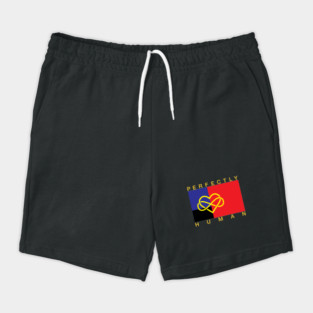 Perfectly Human - Polyamorous Pride Flag Shorts