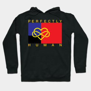 Perfectly Human - Polyamorous Pride Flag Hoodie