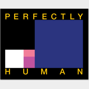 Perfectly Human - Genderfluid Pride Flag Posters and Art
