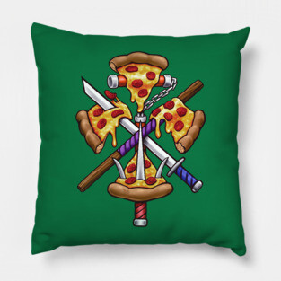 Ninja Pizza Pillow