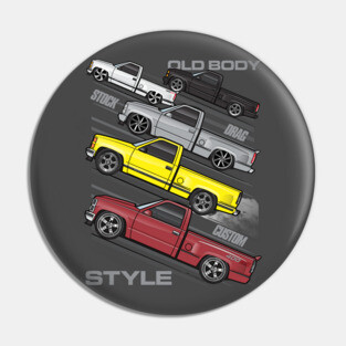 Old Body Style OBS trucks Pin