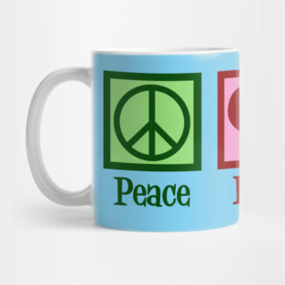Peace Love Boating Mug