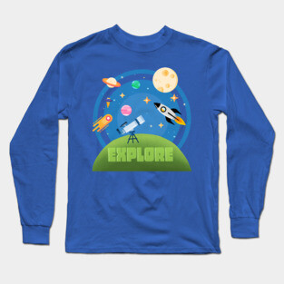Explore the Adventure of Space Long Sleeve T-Shirt
