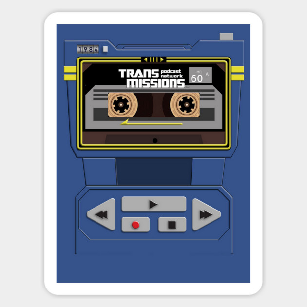 TransMissions Classic TapeMan Sticker by TransMissions Podcast