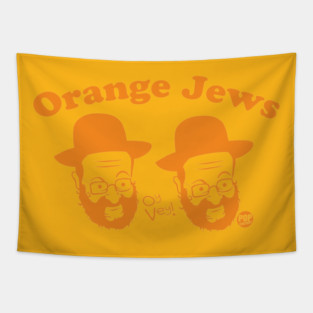 ORANGE JEWS Tapestry