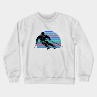 skiing Crewneck Sweatshirt