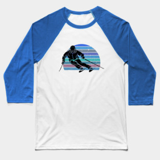 skiing Baseball T-Shirt