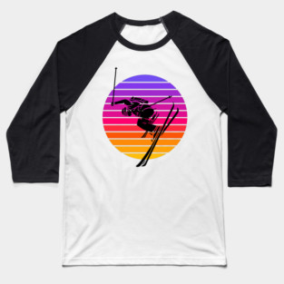 skiing Baseball T-Shirt