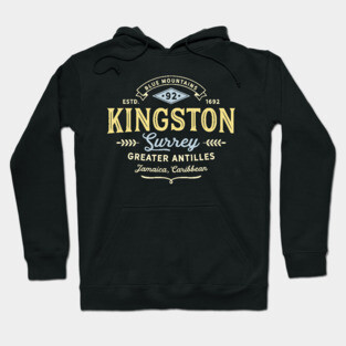 Kingston Jamaica vintage logo Hoodie