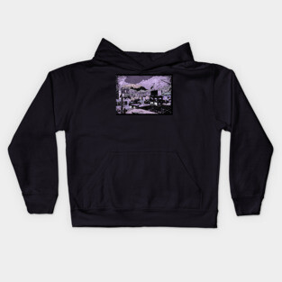Athens In The Storm Kids Hoodie