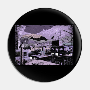Athens In The Storm Pin