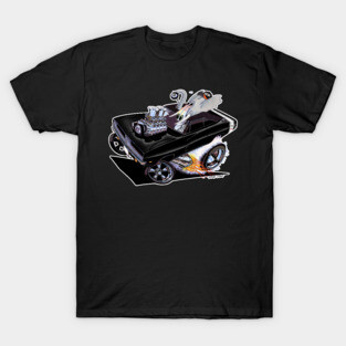 FULL CHARGE 1969 Charger black T-Shirt