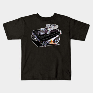 FULL CHARGE 1969 Charger black Kids T-Shirt