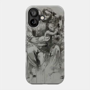 Loose study after Leonardo Phone Case