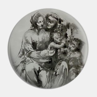 Loose study after Leonardo Pin